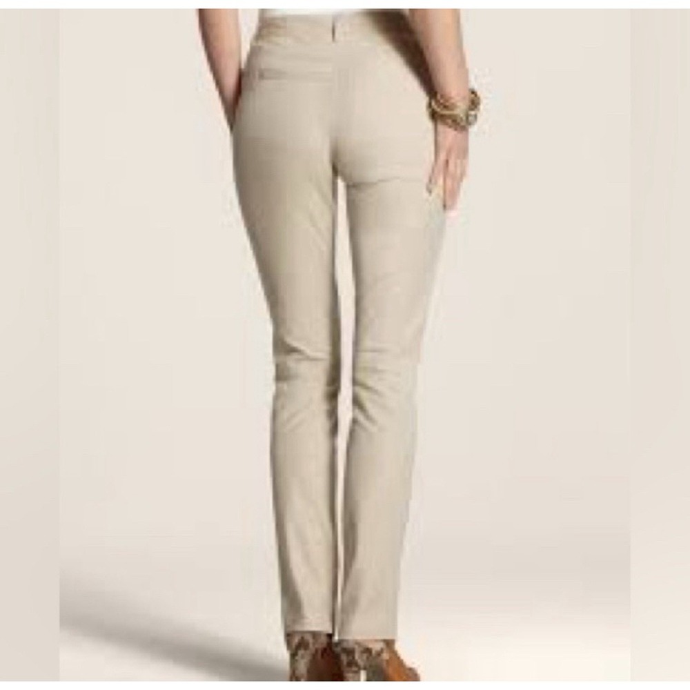 Chico's So Slimming Size 1.5/10 Getaway Ankle Pant Women's New Khaki Color NWT - Picture 2 of 9